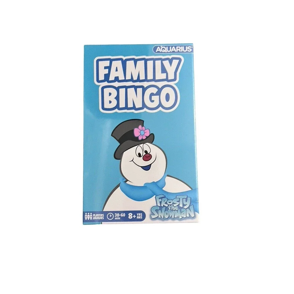 New Frosty the Snowman Family Bingo Ages 8+ Game